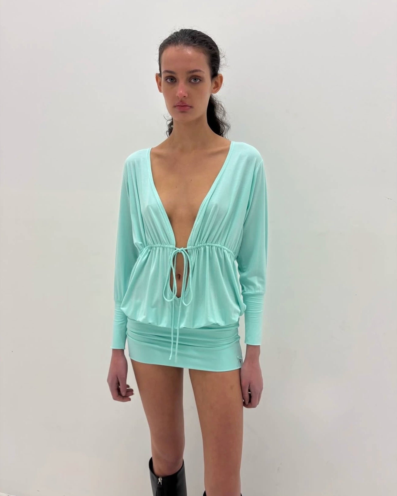 Elle | Lounge Tie Mini Dress