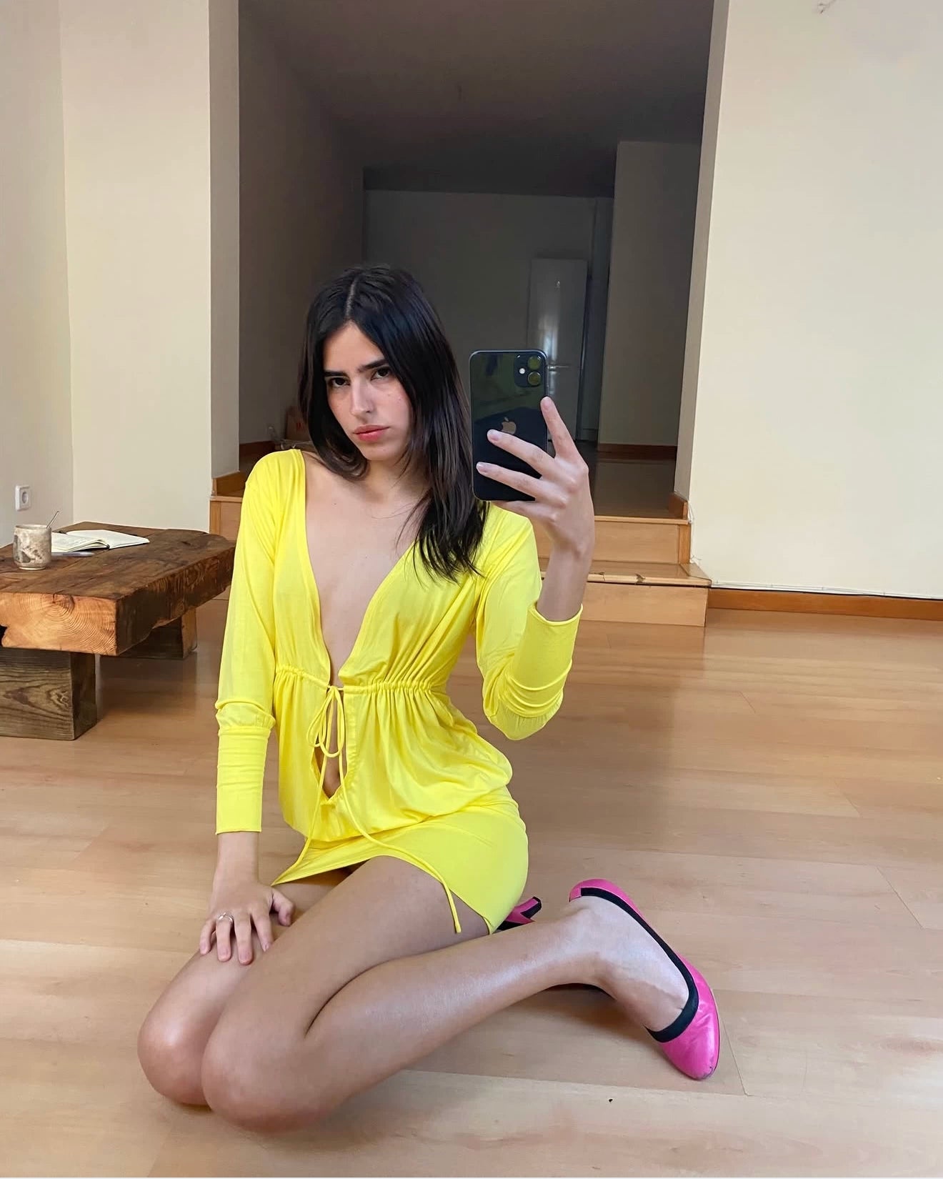 Elle | Lounge Tie Mini Dress