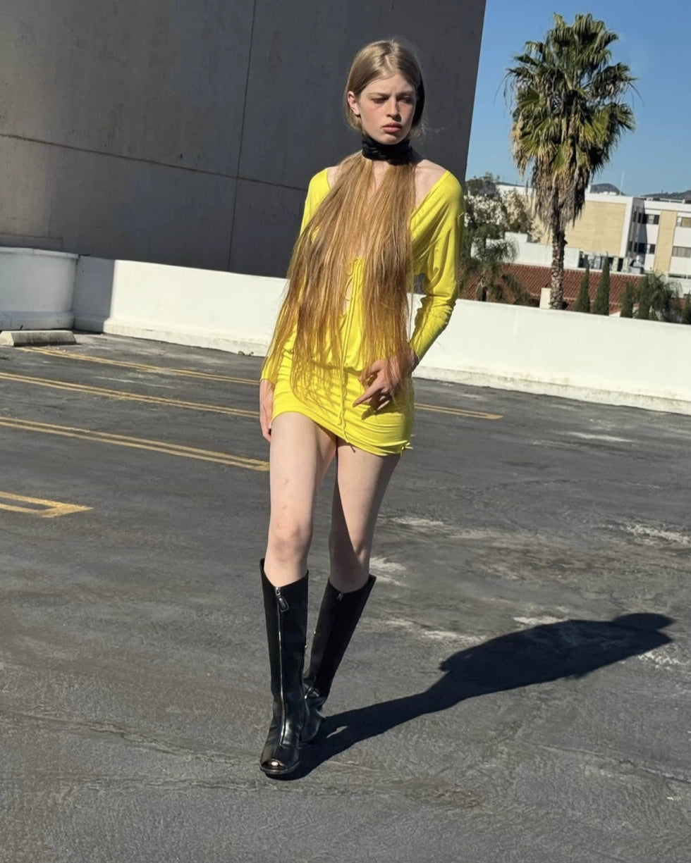 Elle | Lounge Tie Mini Dress