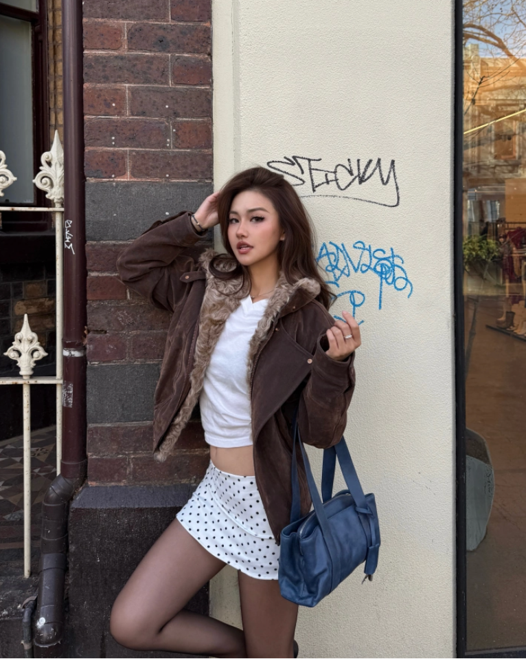 Low Rise Built-In Shorts Mini Skirt