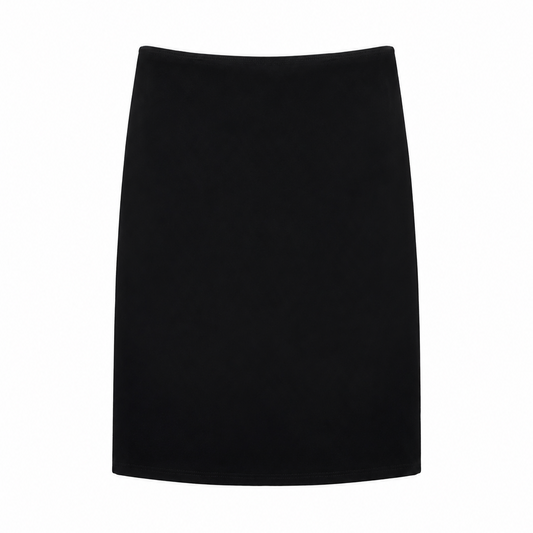 $ Low-Rise Double-Layer Midi Skirt