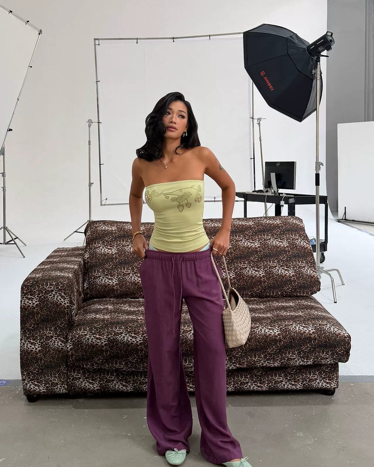 Elle | Lumi Drawstring Wide Leg Pants