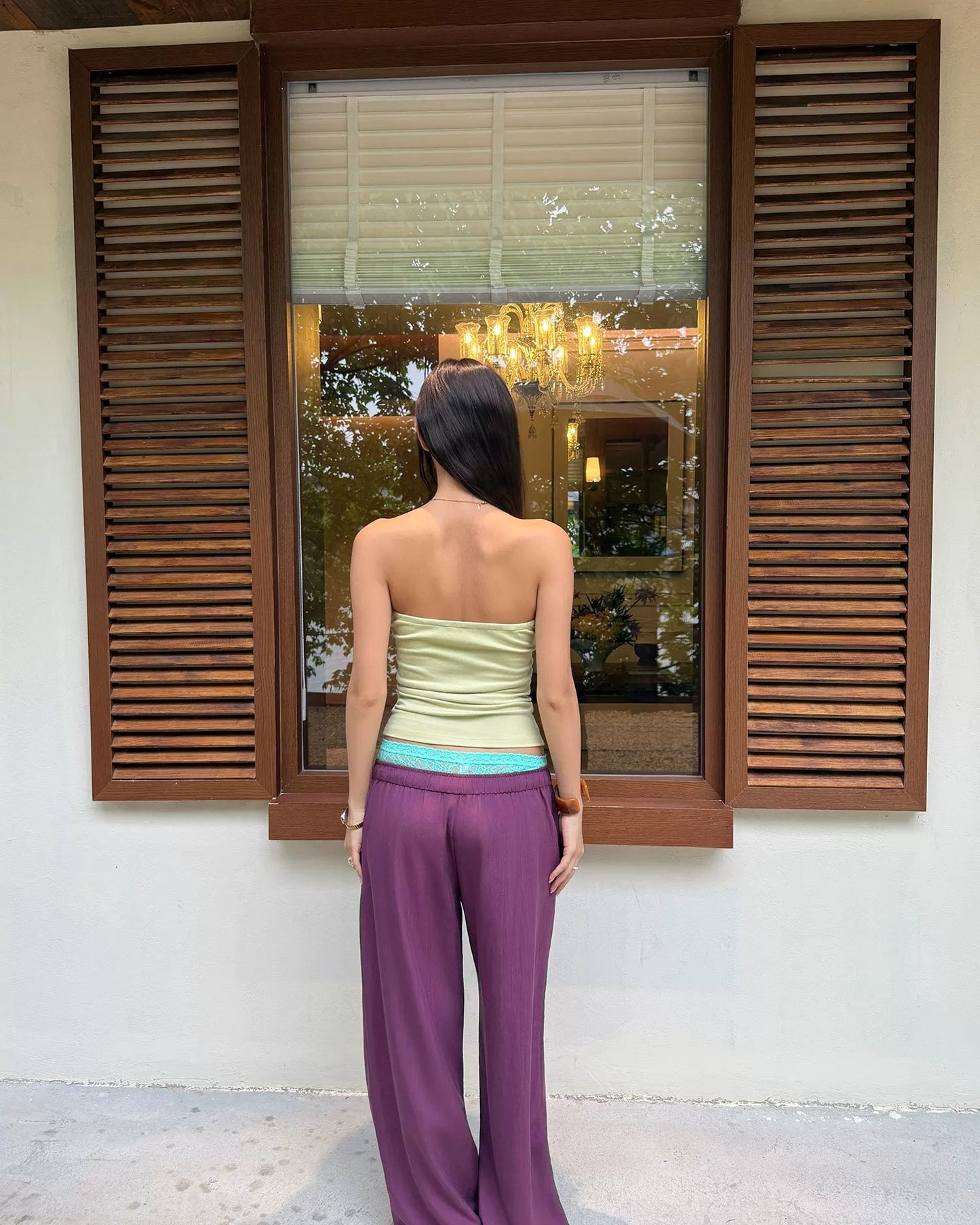 Elle | Lumi Drawstring Wide Leg Pants