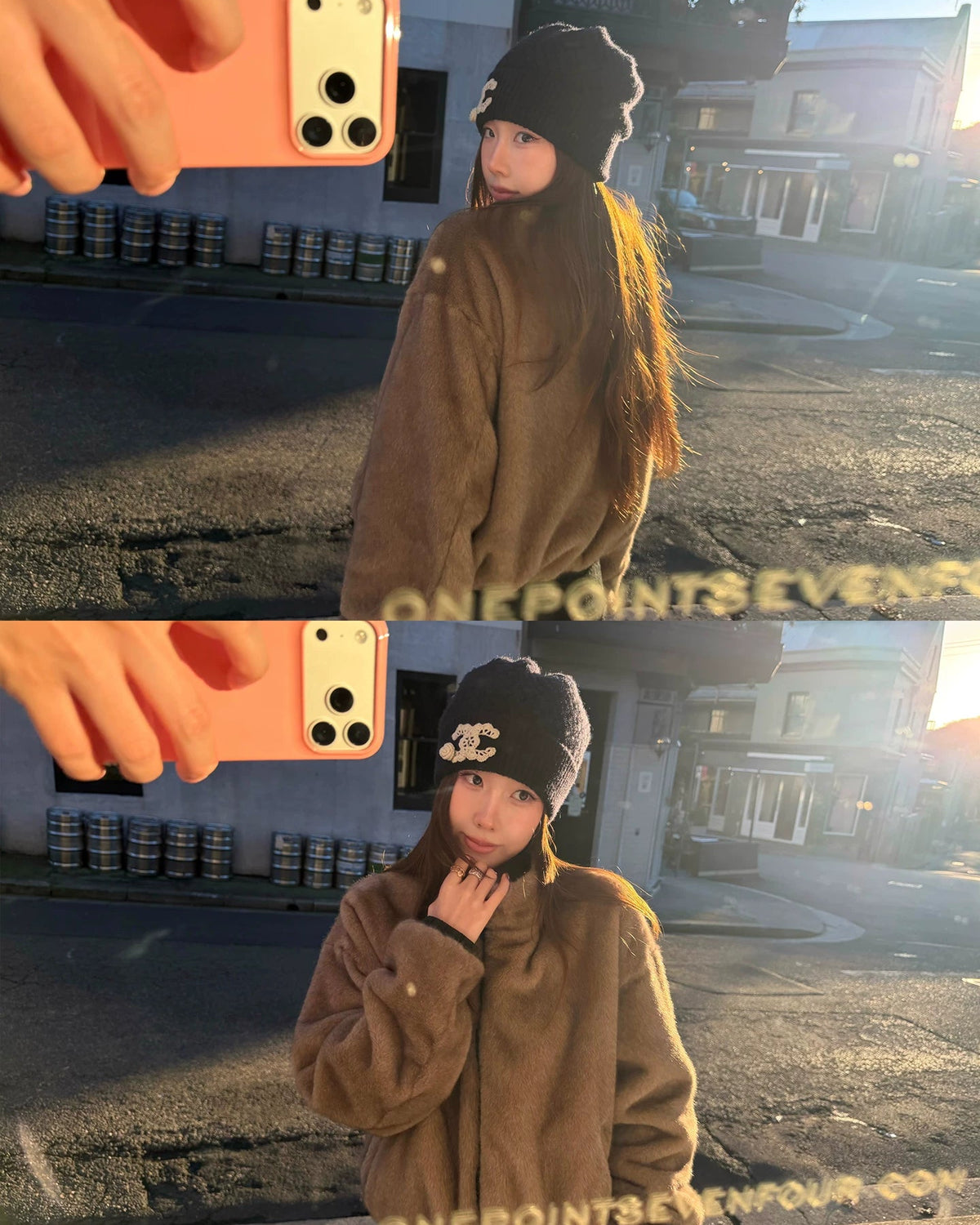 Luxe Reversible Faux Fur Bomber Jacket