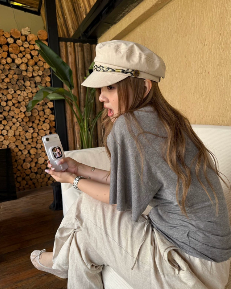 Lyocell Wool Draped Boat Neck Cutout Tee
