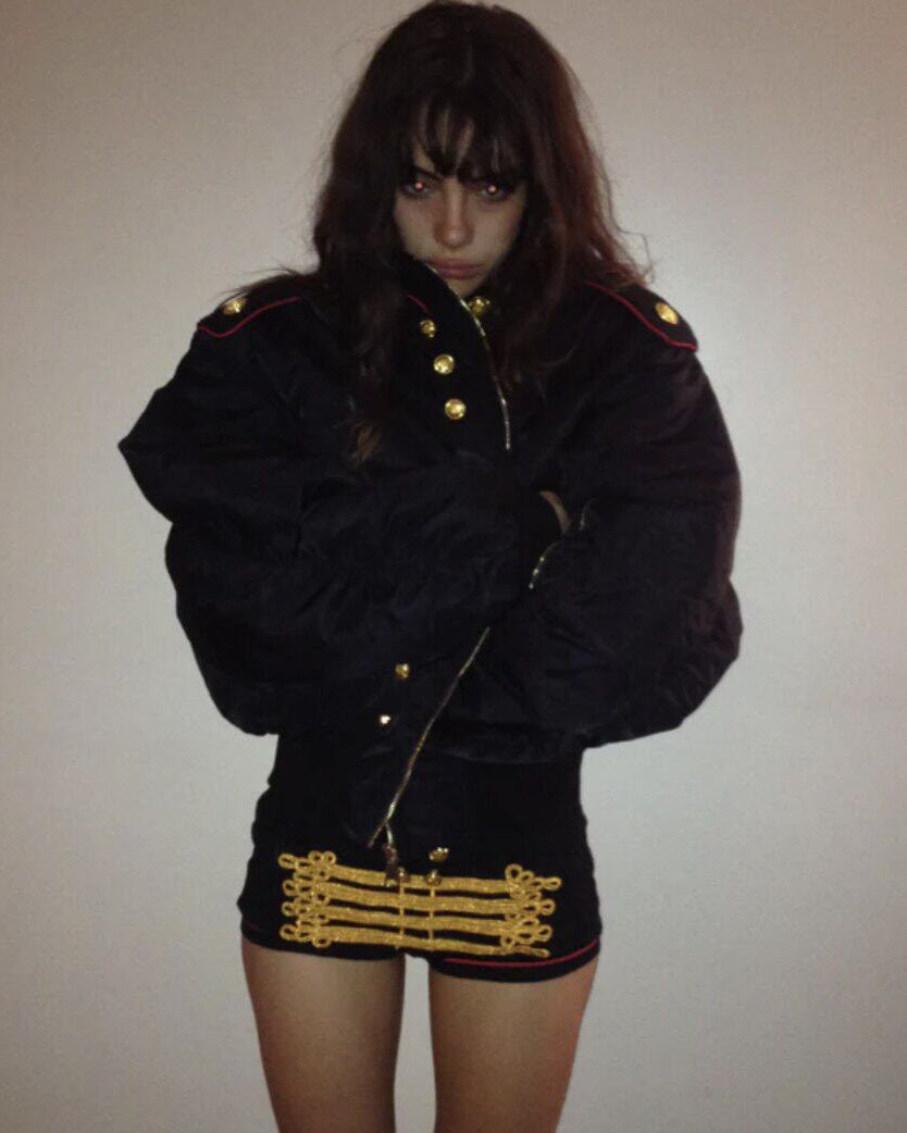 Elle | Marching Band Knit Polo & Shorts Set