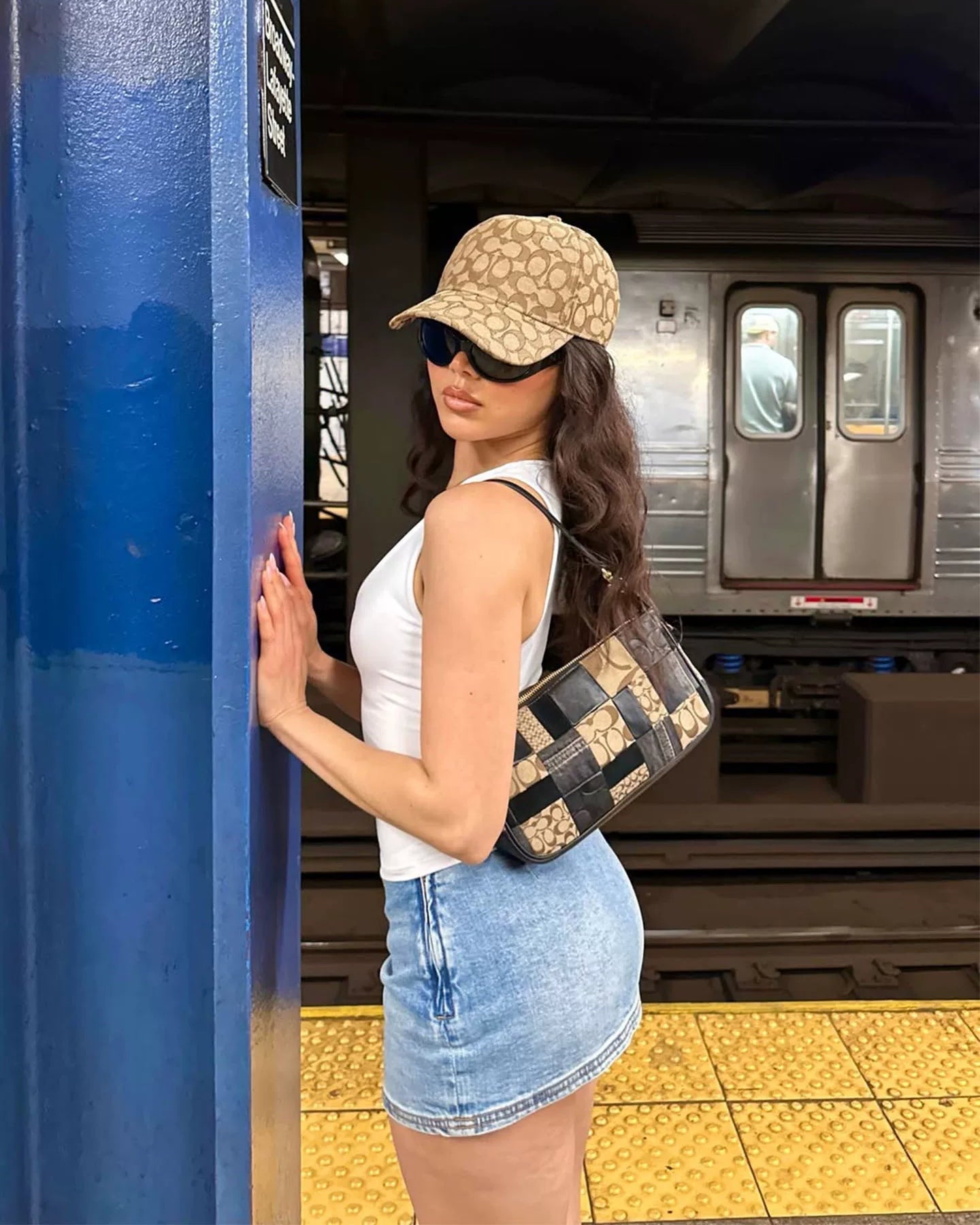 IMSORRY | Micro Mini Denim Skirt