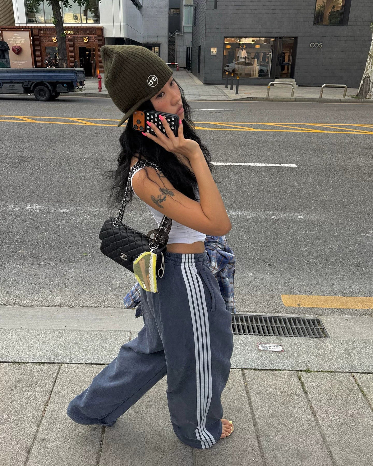 Mila Washed Stripe Track Pants