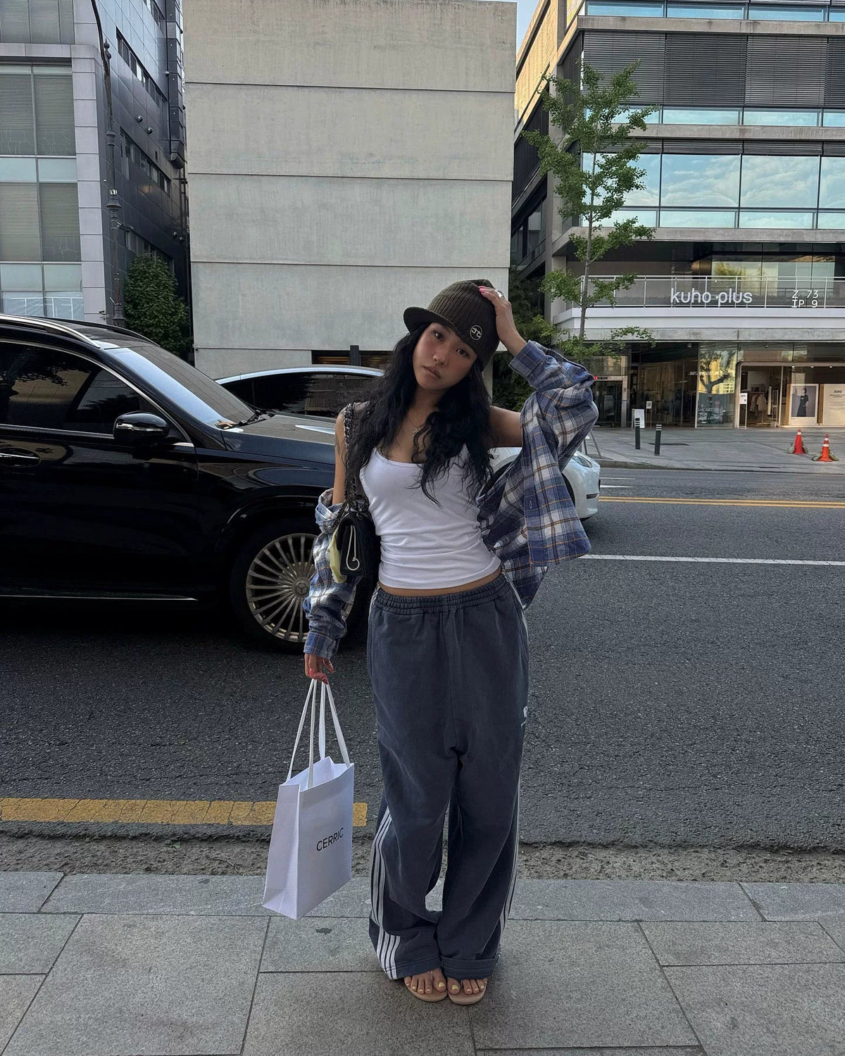 Mila Washed Stripe Track Pants