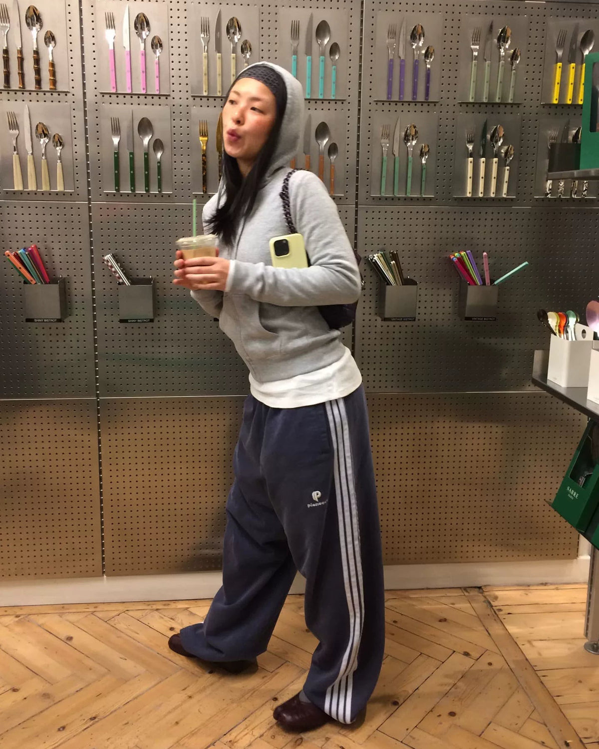 Mila Washed Stripe Track Pants