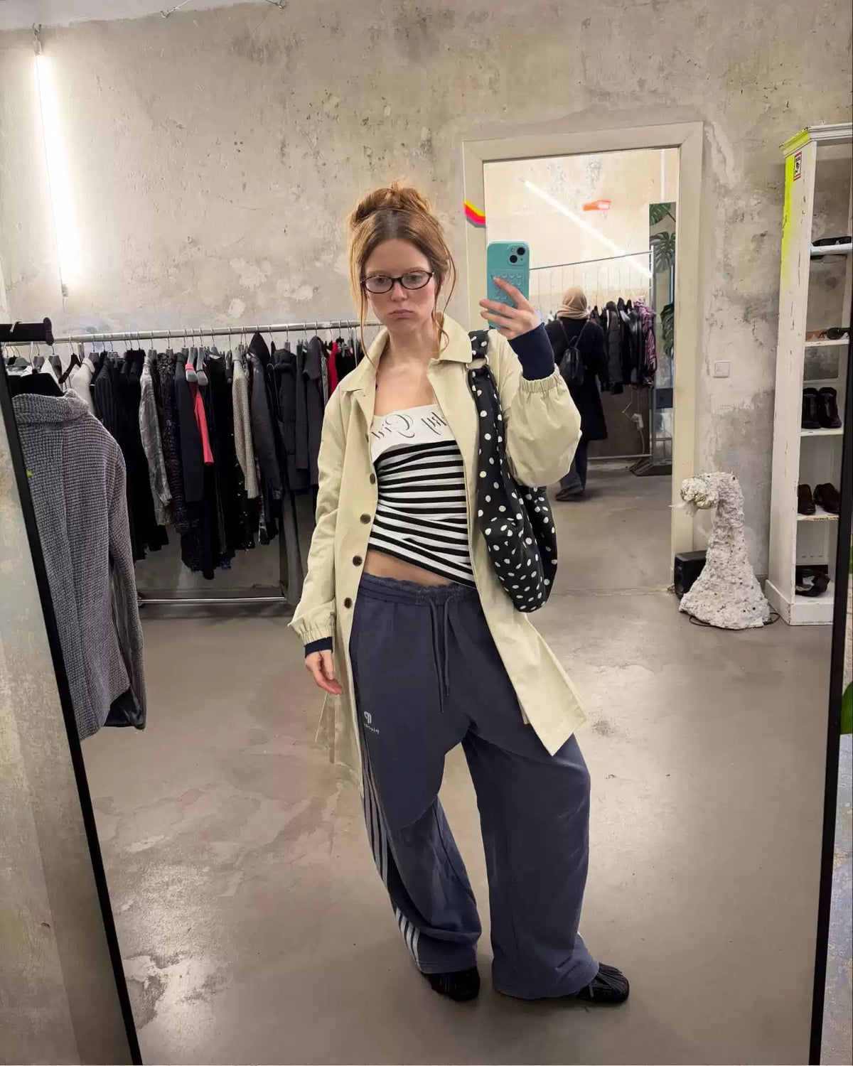 Mila Washed Stripe Track Pants
