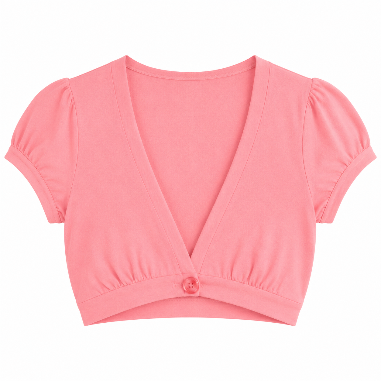Elle | Mimi Cropped Button Top