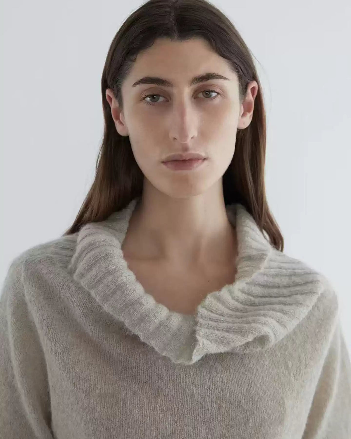 Mira Multi-Way Off Shoulder Sheer Knit Sweater