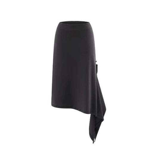 0122stepll | Mirelle Drape Midi Skirt