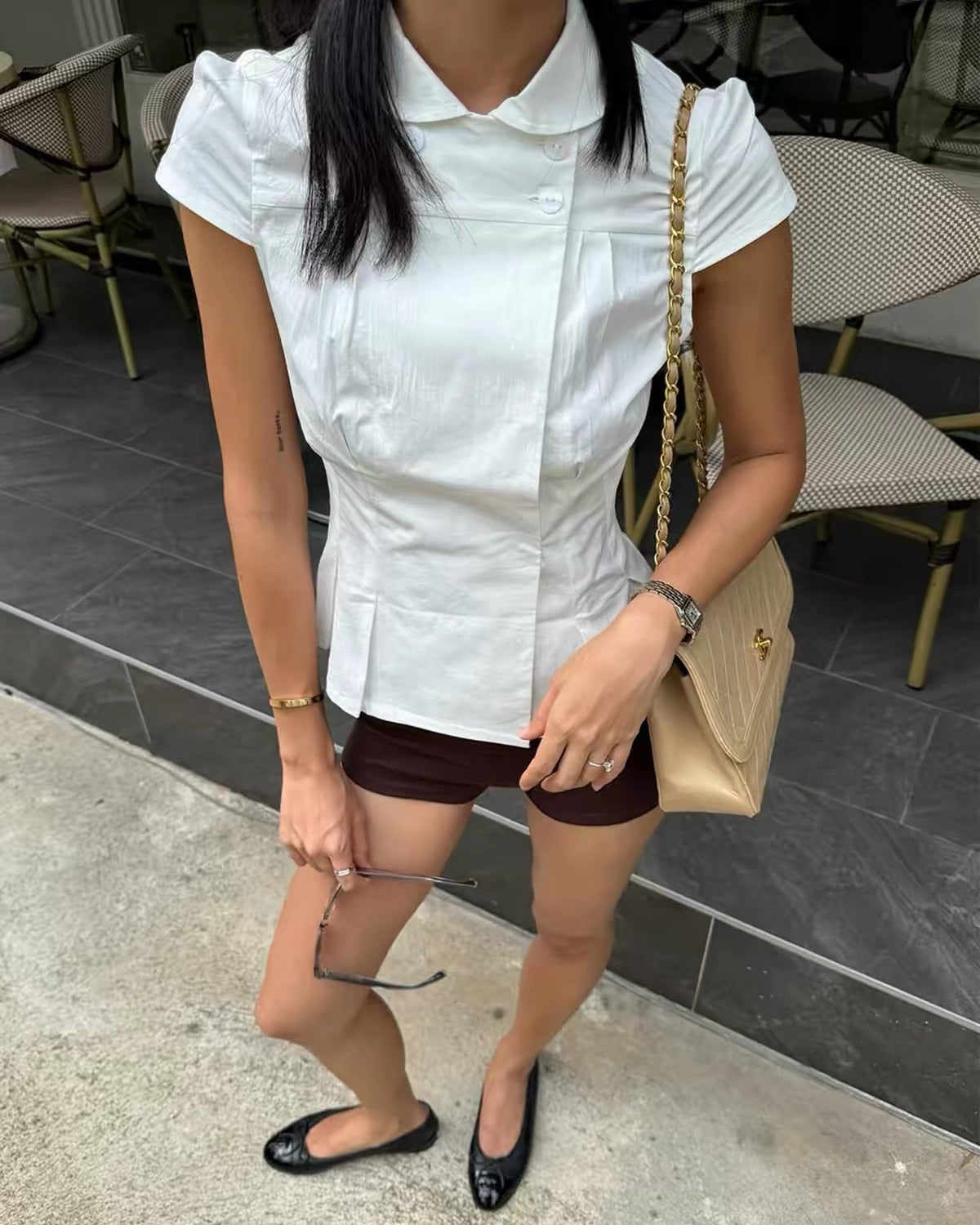 Elle Curate | Missy Asymmetric Blouse