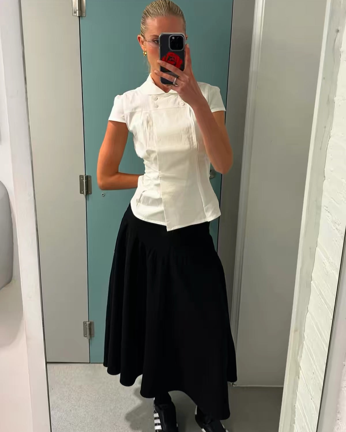 Elle Curate | Missy Asymmetric Blouse