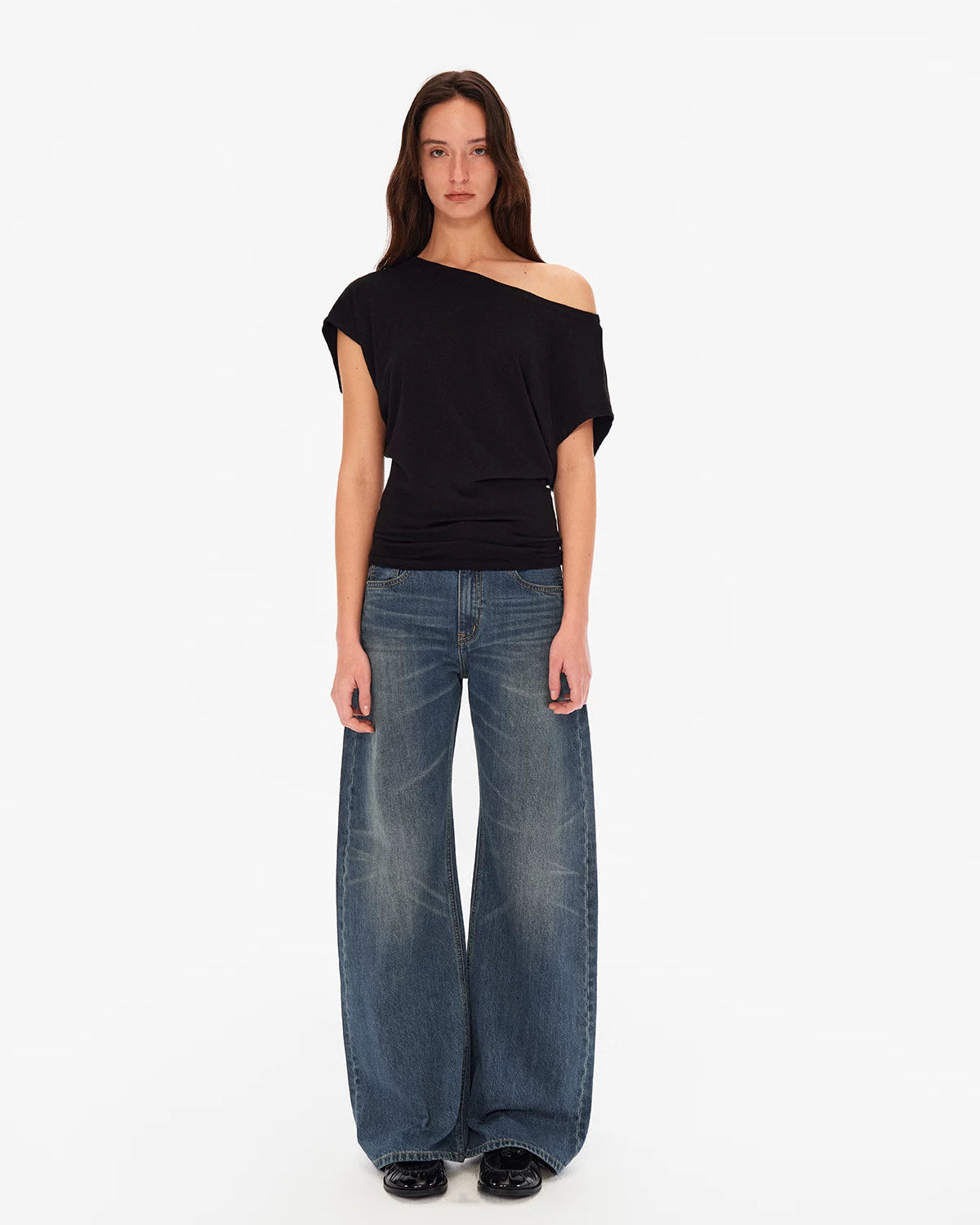 Multi-Way Modal Off Shoulder Relaxed Tee