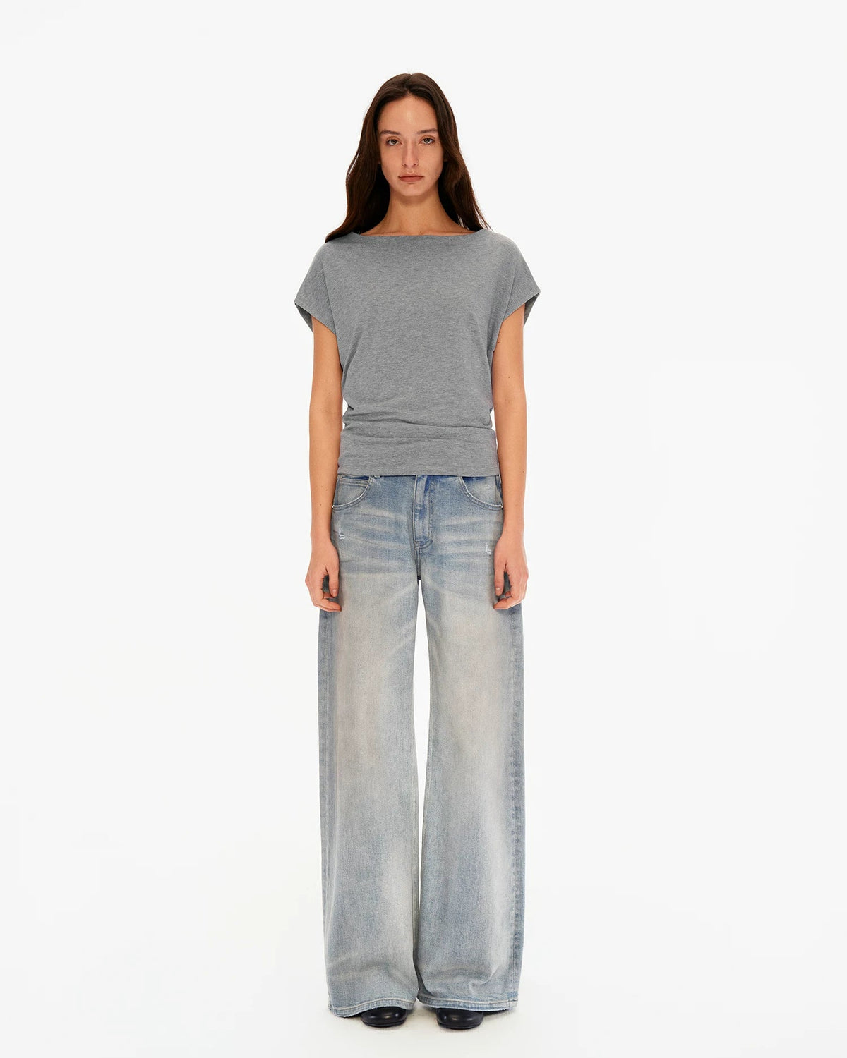 Multi-Way Modal Off Shoulder Relaxed Tee