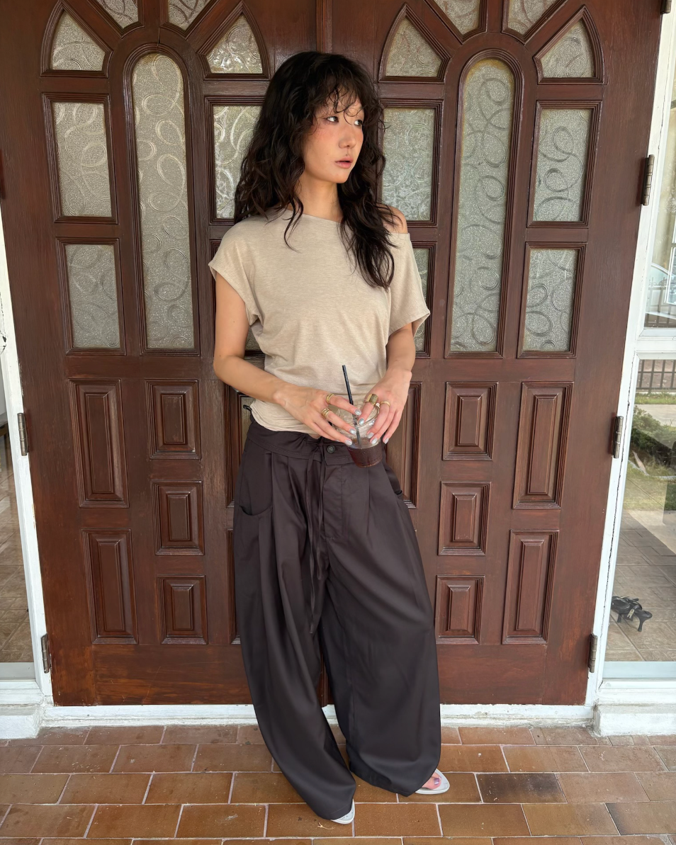Multi-Way Modal Off Shoulder Relaxed Tee