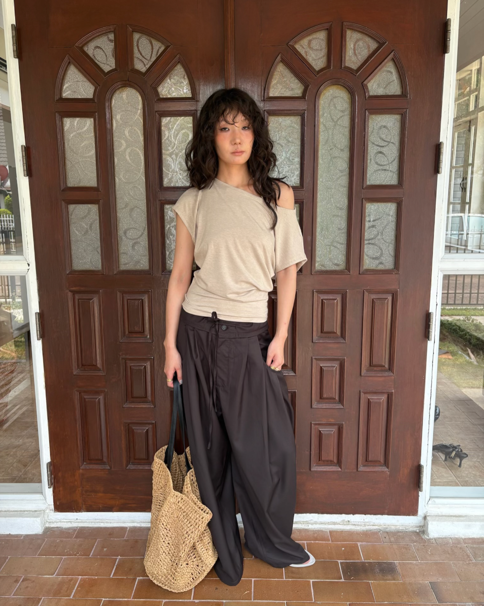 Multi-Way Modal Off Shoulder Relaxed Tee
