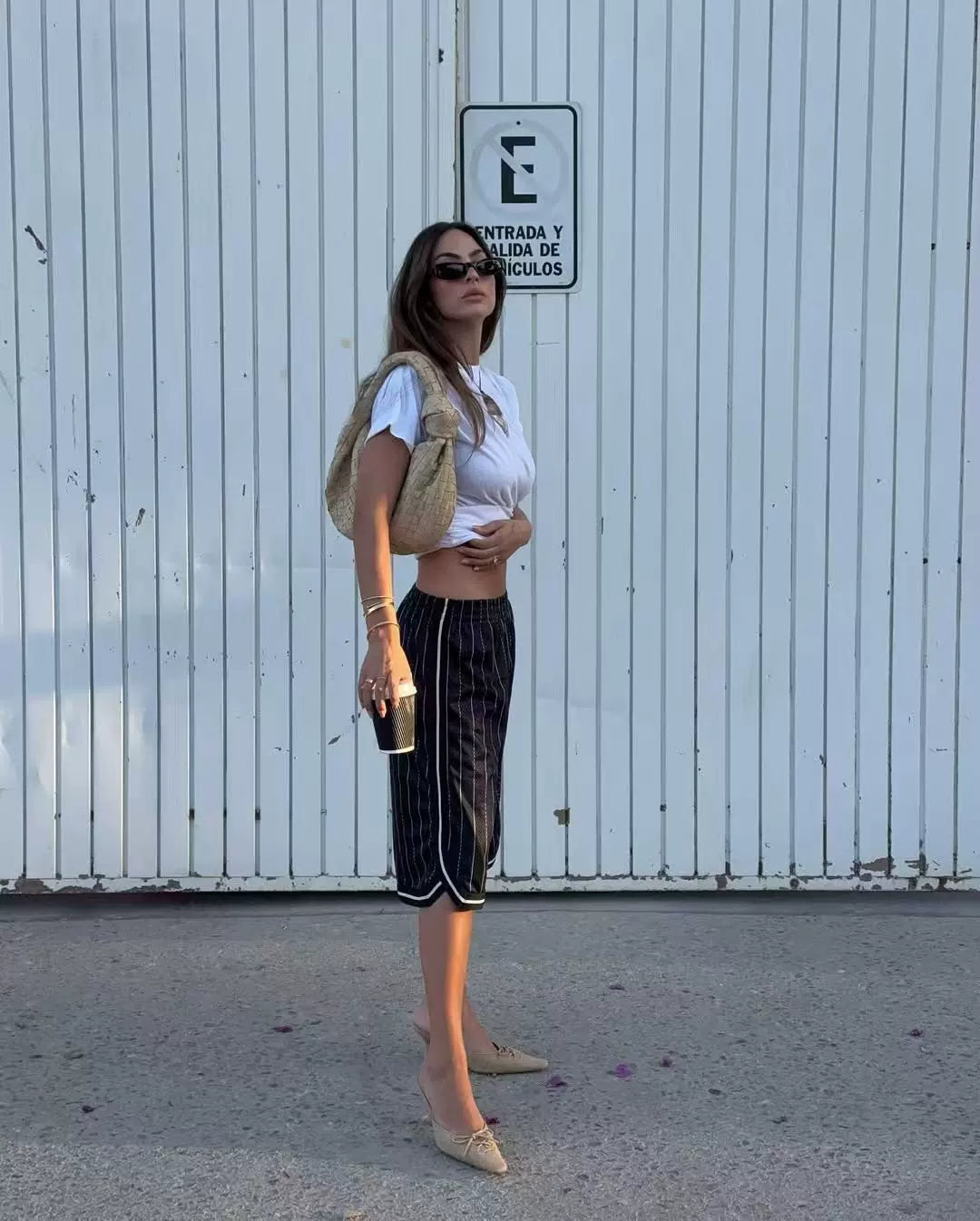 Elle | Muse Draped Waist Cotton Tee
