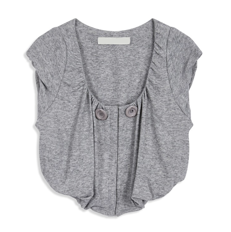 Muse Pleated Flutter Sleeve Top