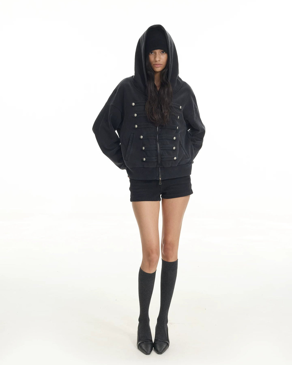 Napoleon Washed Military Hoodie