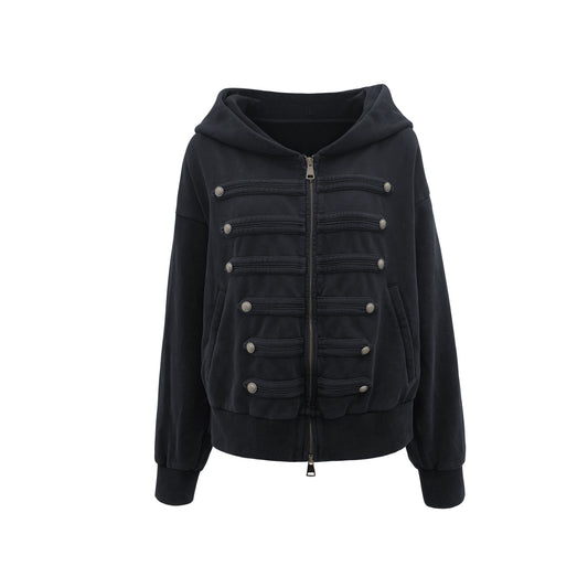 Napoleon Washed Military Hoodie