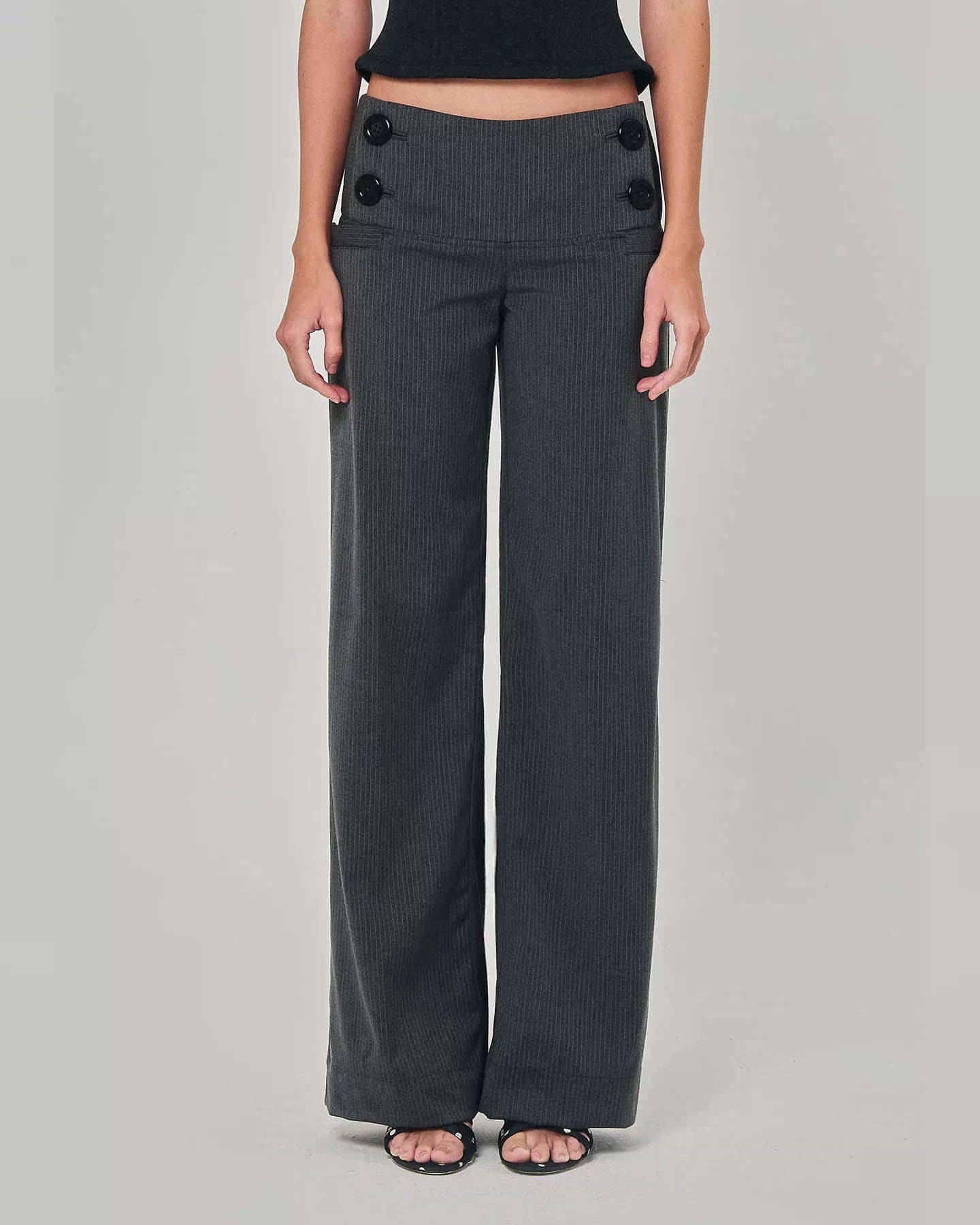 IMSORRY | Noa Pinstripe Pants