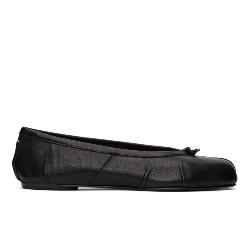Noa Split-Toe Leather Ballet Flats