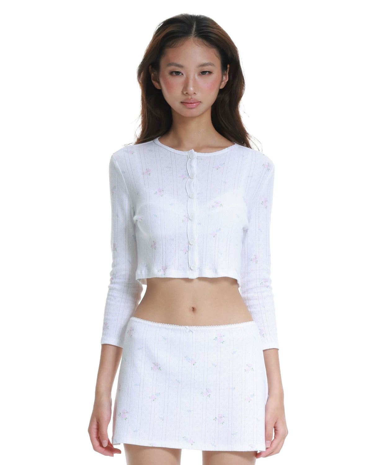 Petit Fleur Cotton Cardigan