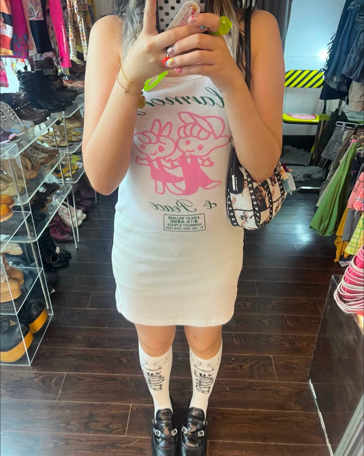 Elle | Sugar Print Racerback Tank Dress & Cami
