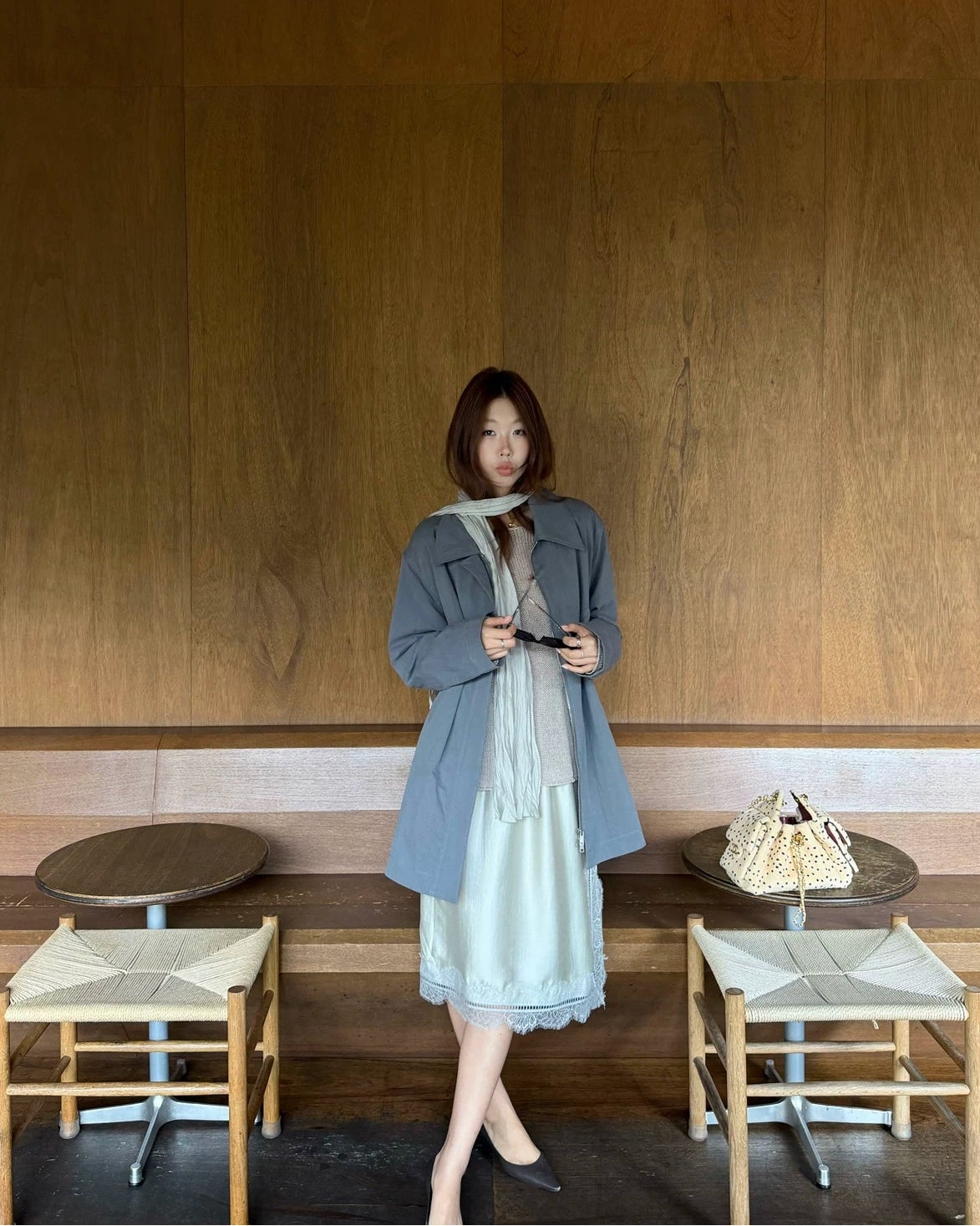 Ran | Cloud Veil Lace-Trim Lyocell Silk Midi Skirt