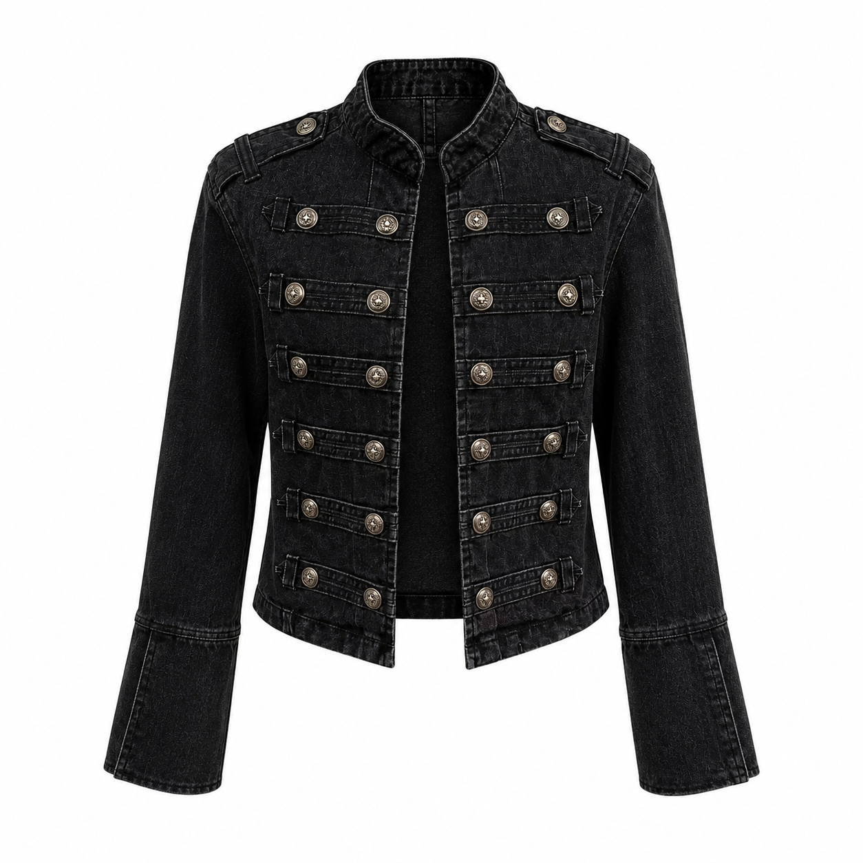 Elle | Regency Military Denim Jacket
