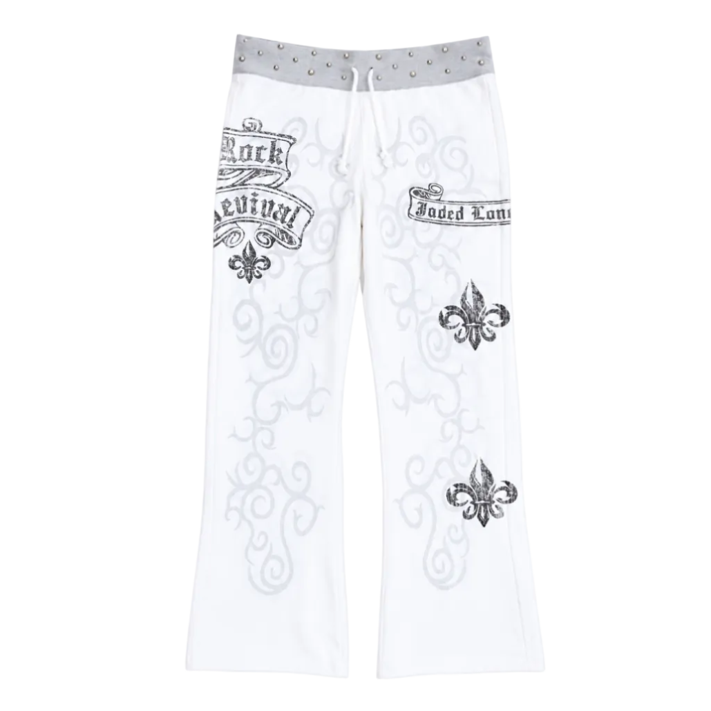 Elle | Rock Graphic Studded Joggers