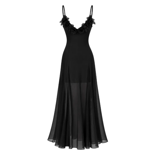 Rosalie 3D Floral Maxi Dress