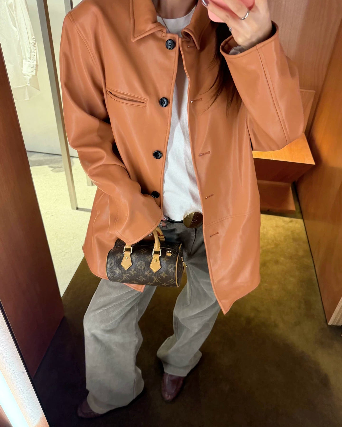 Route 66 Vintage Waxed Leather Jacket