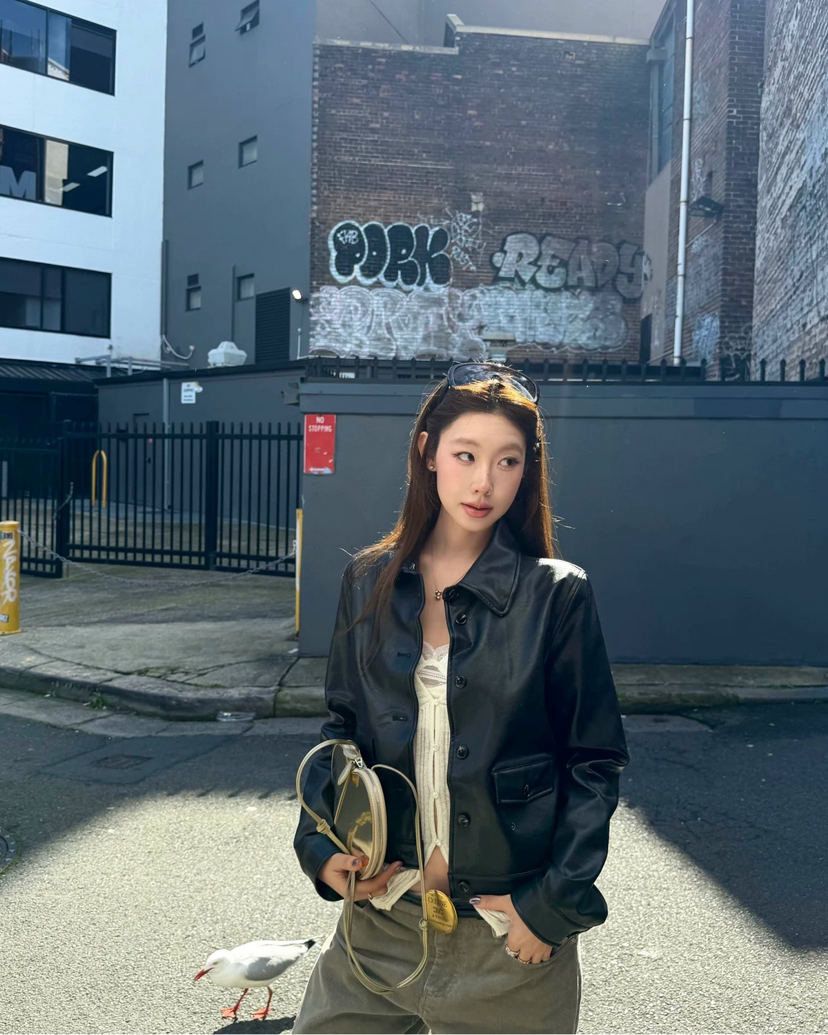 Route 66 Vintage Waxed Leather Jacket