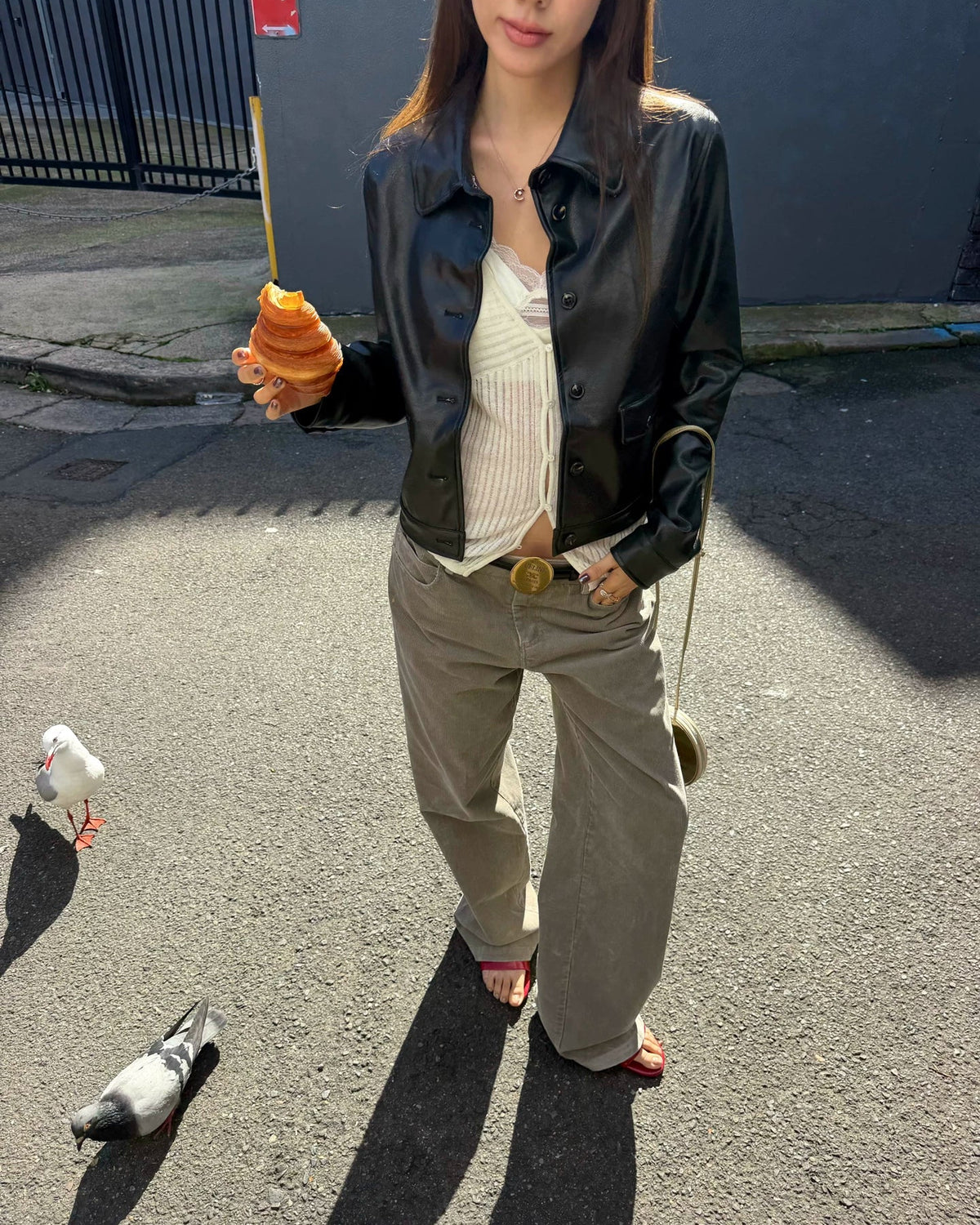 Route 66 Vintage Waxed Leather Jacket
