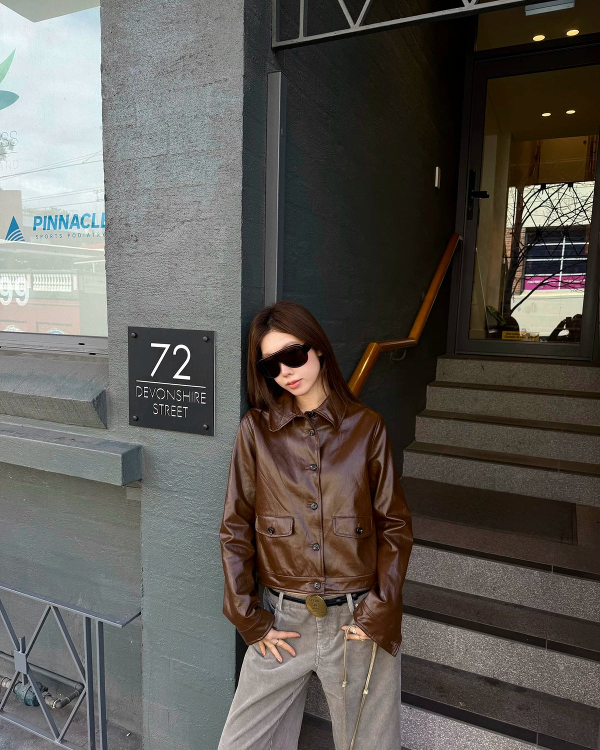Route 66 Vintage Waxed Leather Jacket