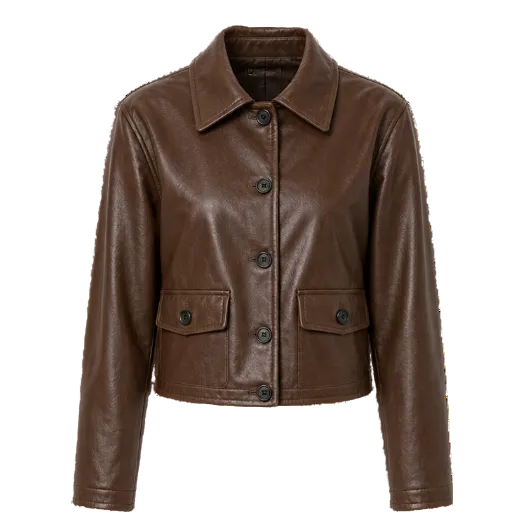 Route 66 Vintage Waxed Leather Jacket