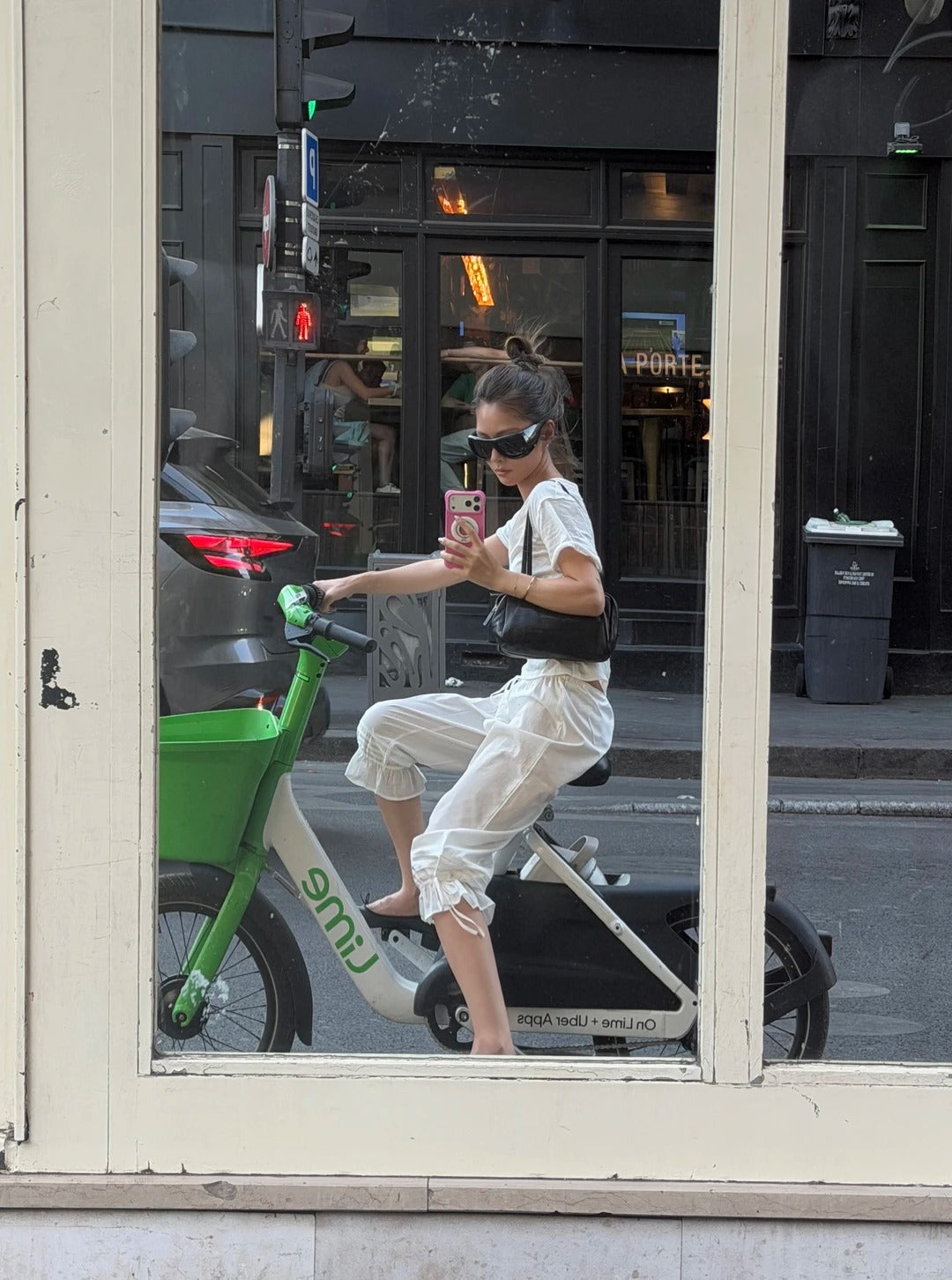 Elle | Ruffle Hem Cotton Capri Pants