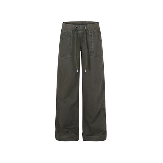 Ryder Low-Rise Drawstring Utility Pants