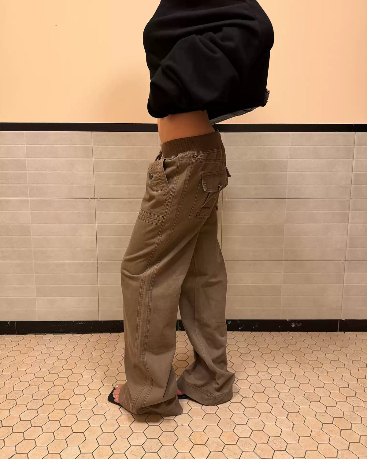 Ryder Low-Rise Drawstring Utility Pants