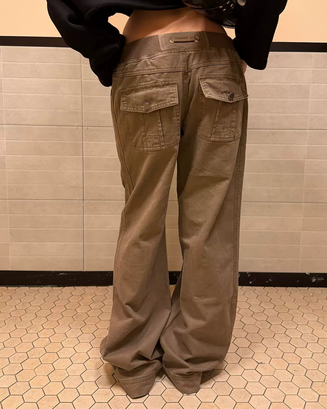 Ryder Low-Rise Drawstring Utility Pants