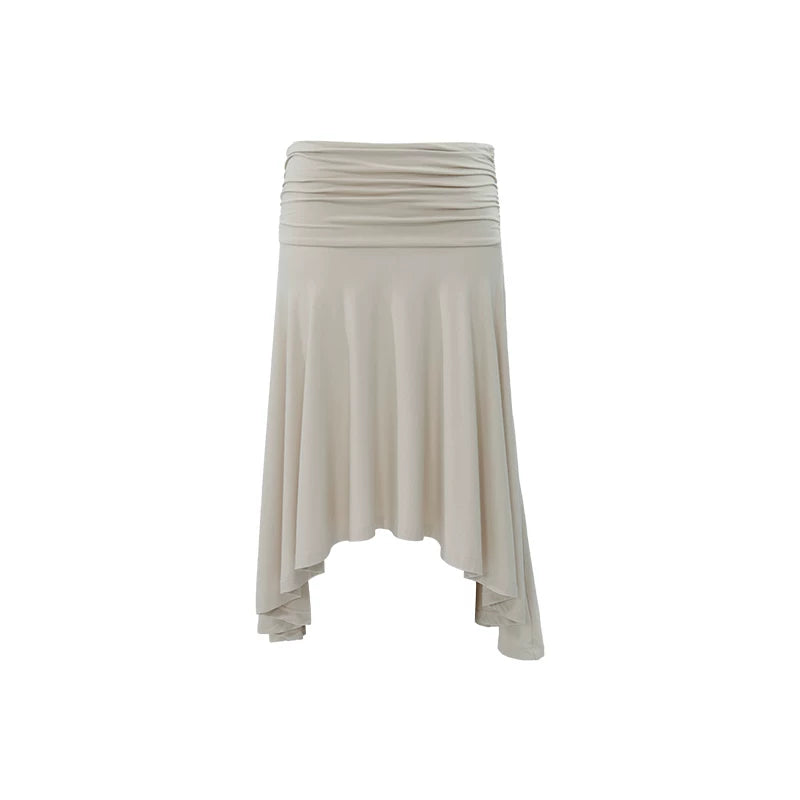 Elle | Selena Asymmetrical Midi Skirt