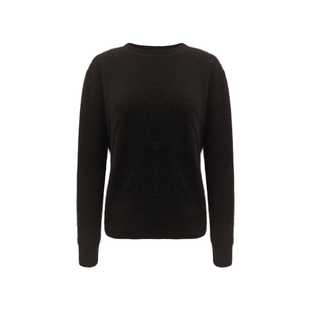 Silk Cashmere Wool Crewneck Sweater