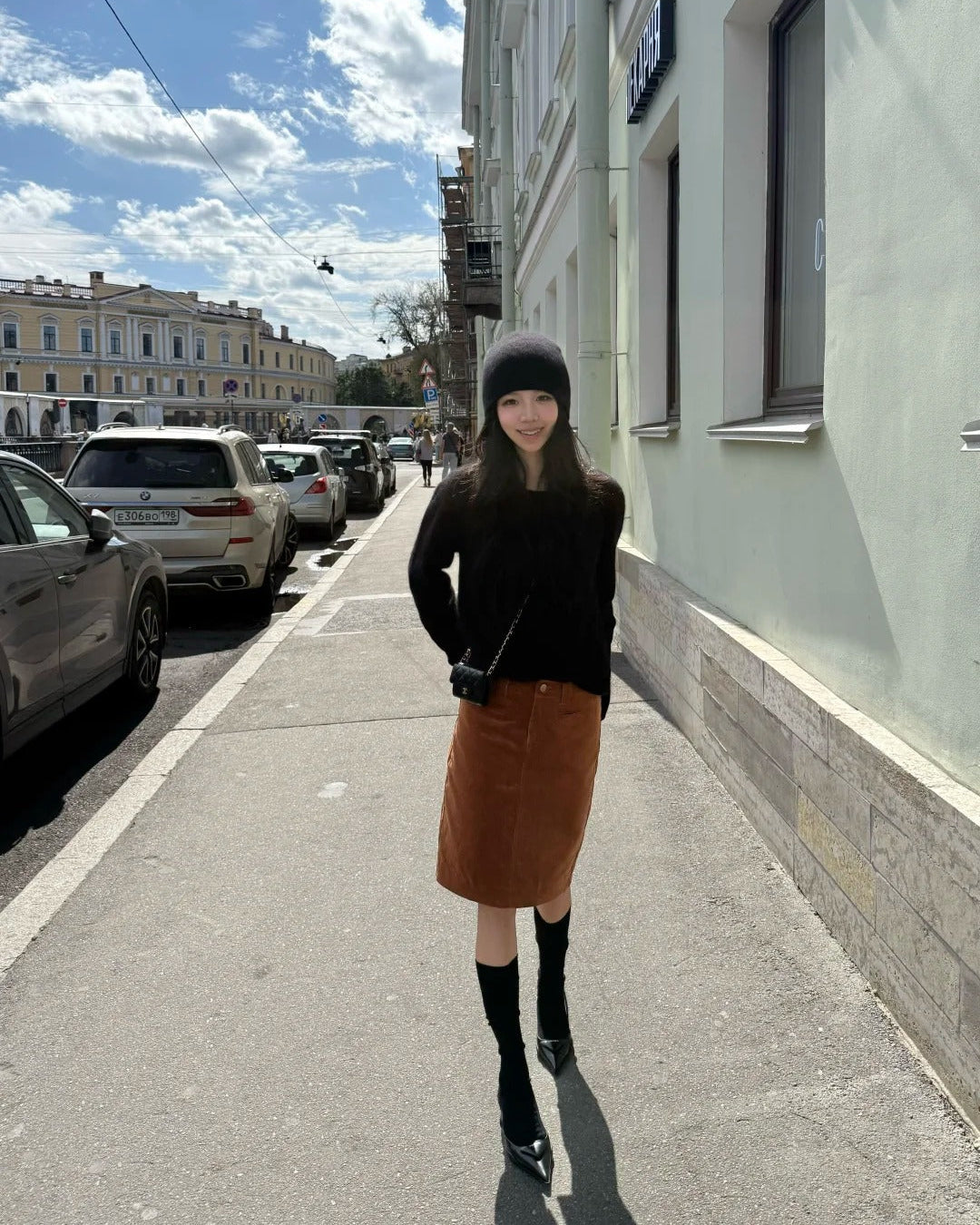 Silk Cashmere Wool Crewneck Sweater