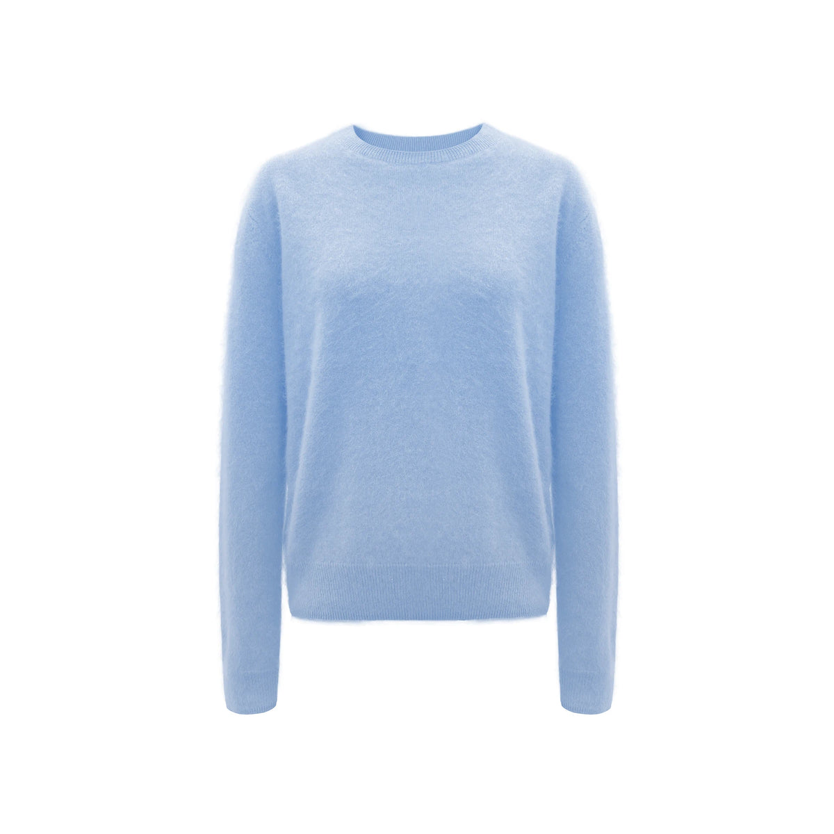 Silk Cashmere Wool Crewneck Sweater