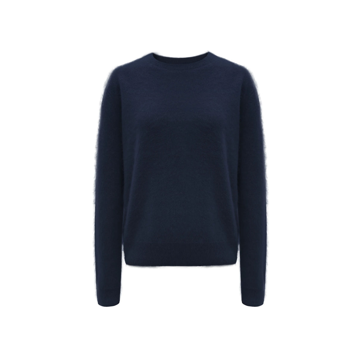 Silk Cashmere Wool Crewneck Sweater